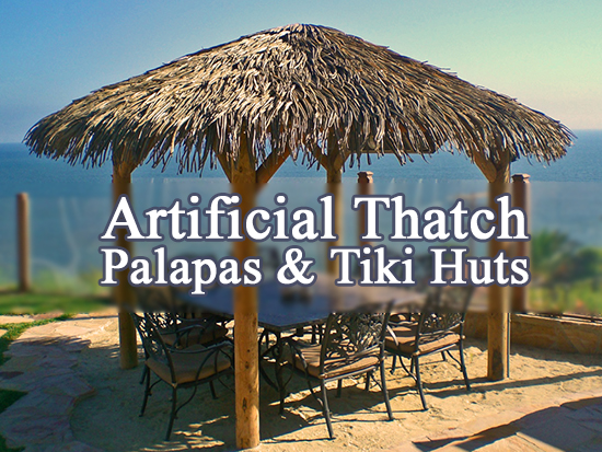 Artificial Thatch Palapas & Tiki Huts